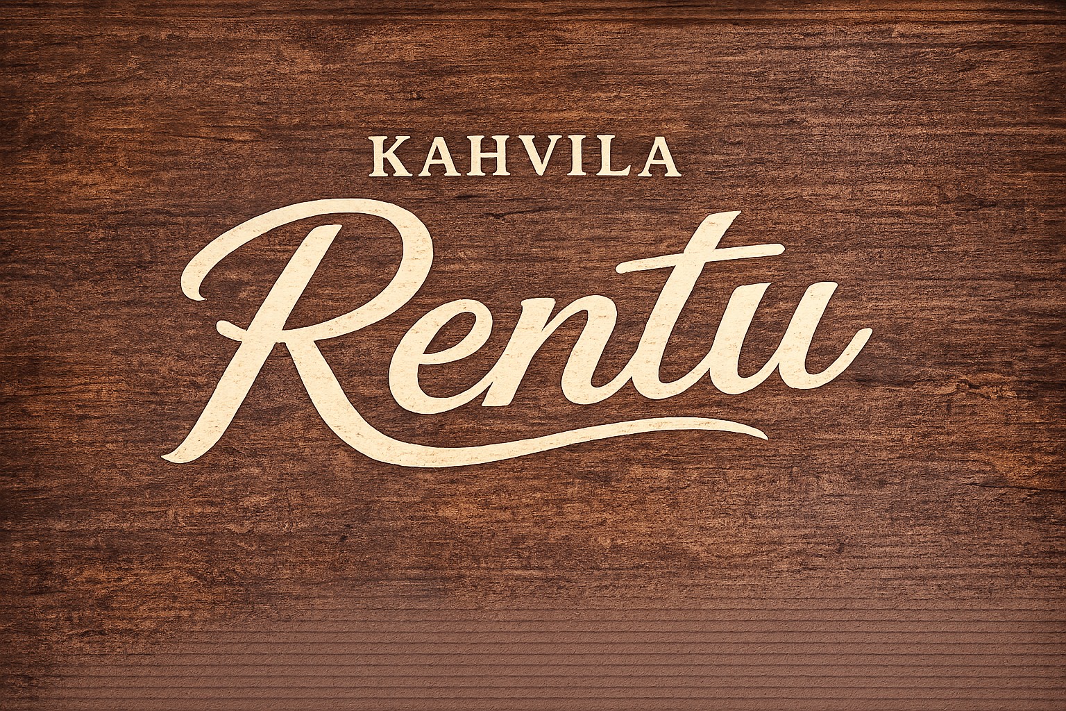 Kahvila Rentun tunnelmallinen sisustus